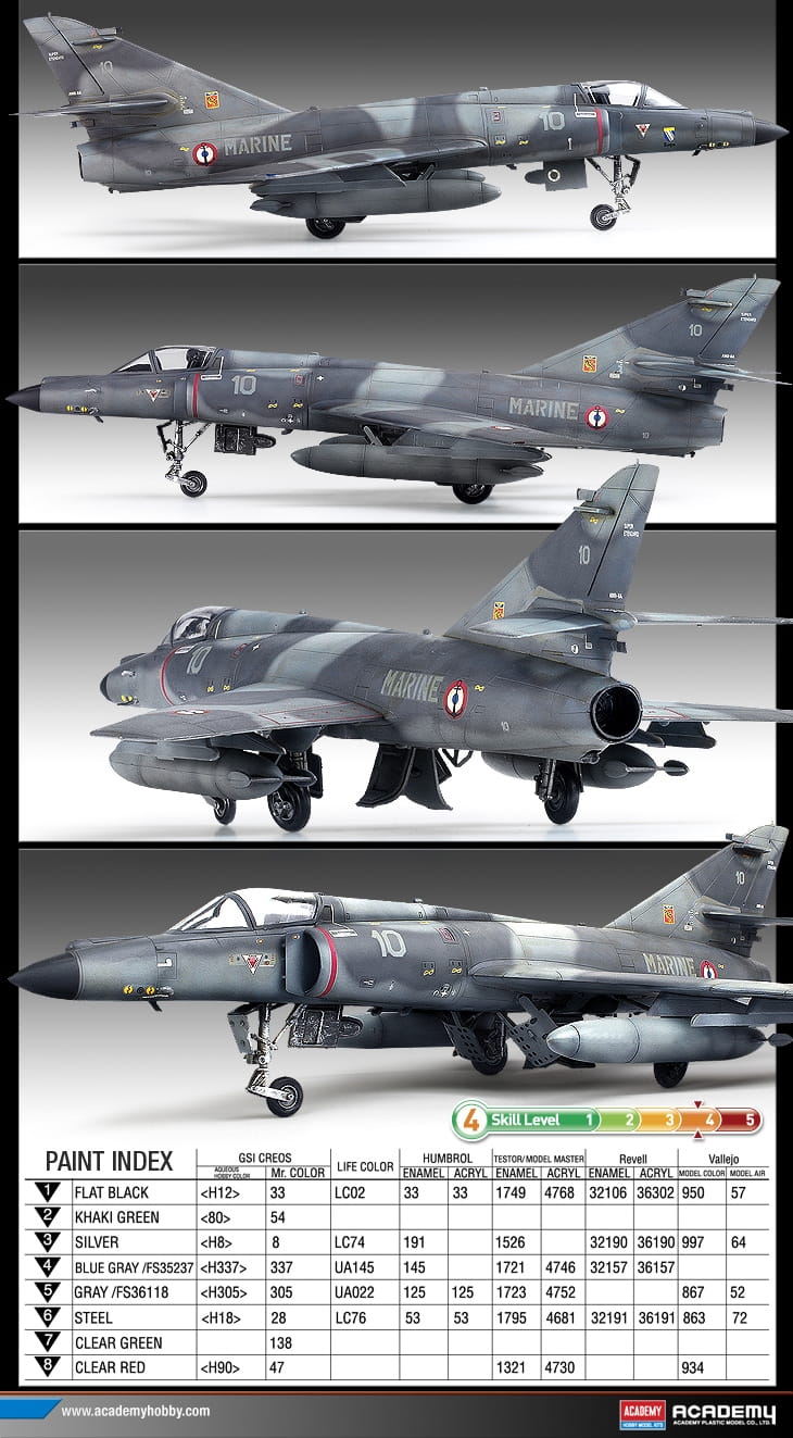 Academy 1/72 Super Etendard "2011" Limited Edition Reproduction