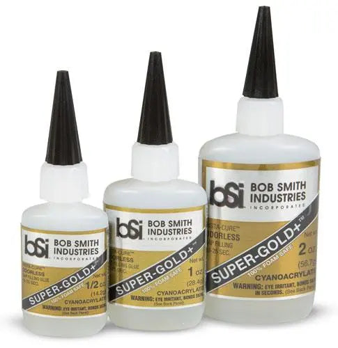 Avetek BSI-127 Super-Gold+ Odorless Foam Safe CA, Super Glue 1oz Avetek