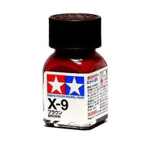 Tamiya Color Enamel Paint X-9 Gloss Brown 10ml Tamiya
