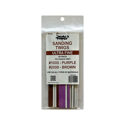 Ickysticky Sanding Twigs Ultra Fine 20 pack