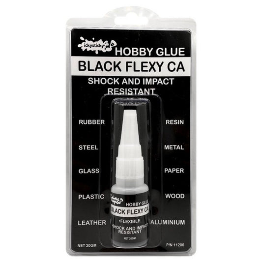 Icky Sticky Black Flexy CA Glue 20gm