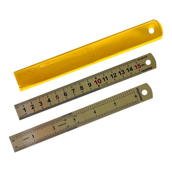 Ickysticky 300mm Stainless Steel Ruler (Thick)