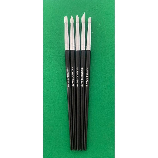 Ickysticky Silicone Tip Brush 5pk IckySticky