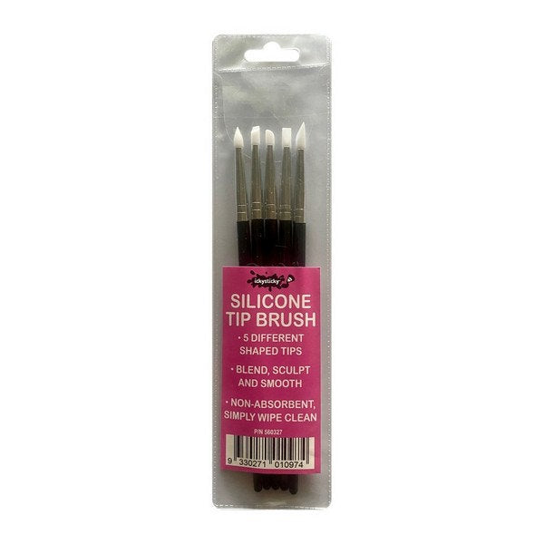 Ickysticky Silicone Tip Brush 5pk IckySticky