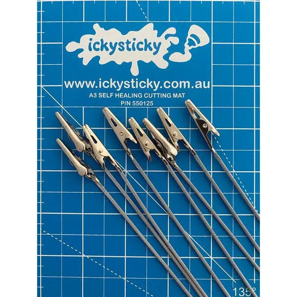 Ickysticky Model Painting Clips Metal Aligator Clips 30 pack IckySticky