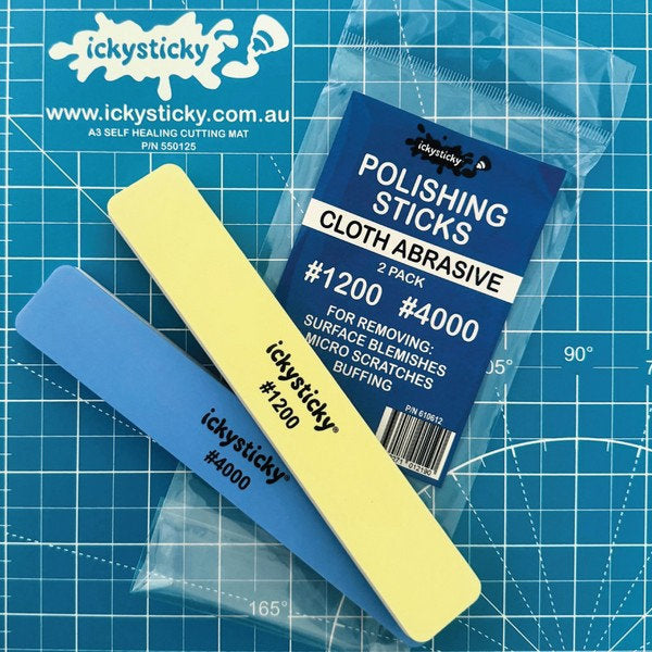 Ickysticky Polishing Sticks 2 pack