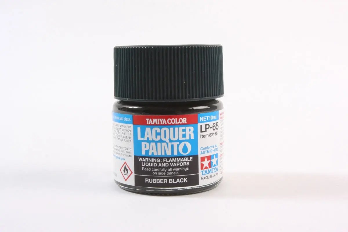 Tamiya Color Lacquer Paint LP-65 Rubber Black 10ml