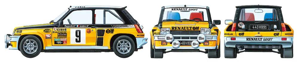 Tamiya 1:24 RENAULT 5 TURBO RALLY Plastic Model Kit