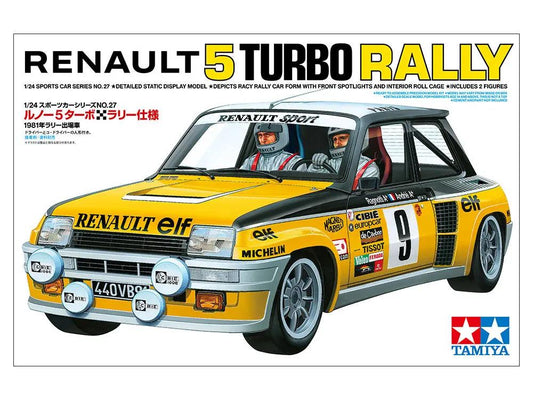 Tamiya 1:24 RENAULT 5 TURBO RALLY Plastic Model Kit