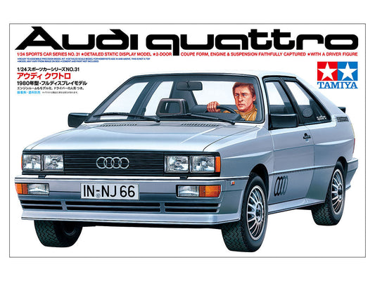 Tamiya 1:24 Audi Quattro Plastic Model Kit Tamiya