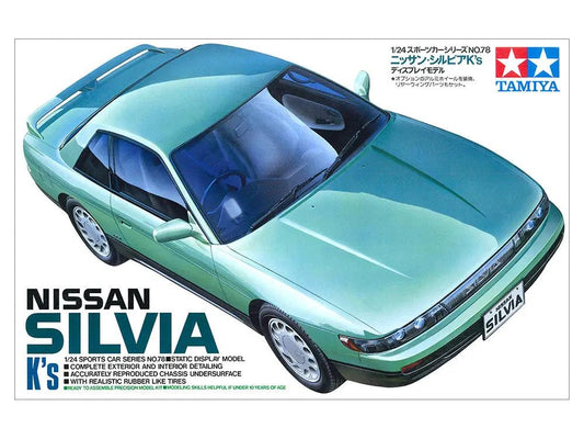Tamiya 1:24 NISSAN SILVIA K's Plastic Model Kit