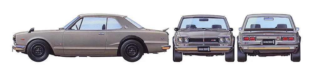 Tamiya 1:24 NISSAN SKYLINE 2000 GT-R HARD TOP Plastic Model Kit