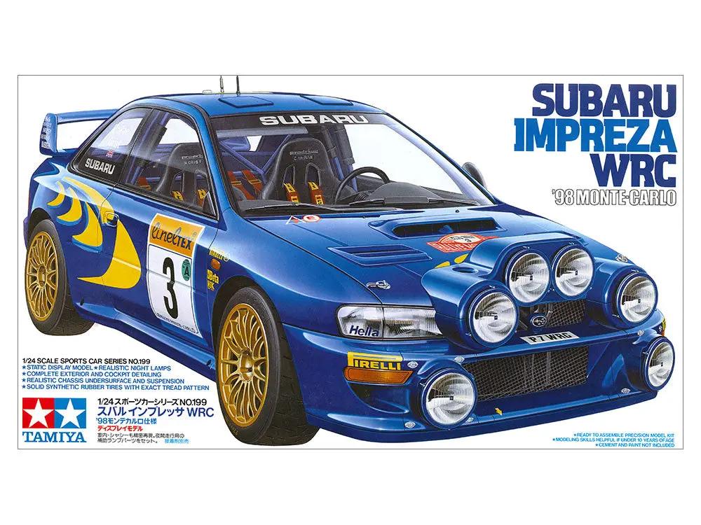 Tamiya 1:24 SUBARU IMPREZA WRC '98 MONTE-CARLO Plastic Model Kit
