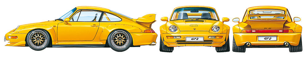 Tamiya 1/24 Scale Porsche 911 GT2 Road Version Club Sport Tamiya