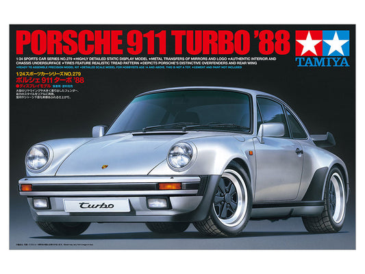 Tamiya 1/24 Porsche 911 Turbo '88 Plastic Model Kit Tamiya