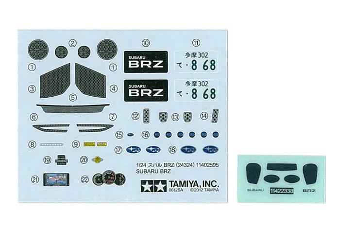 Tamiya 1:24 SUBARU BRZ Plastic Model Kit