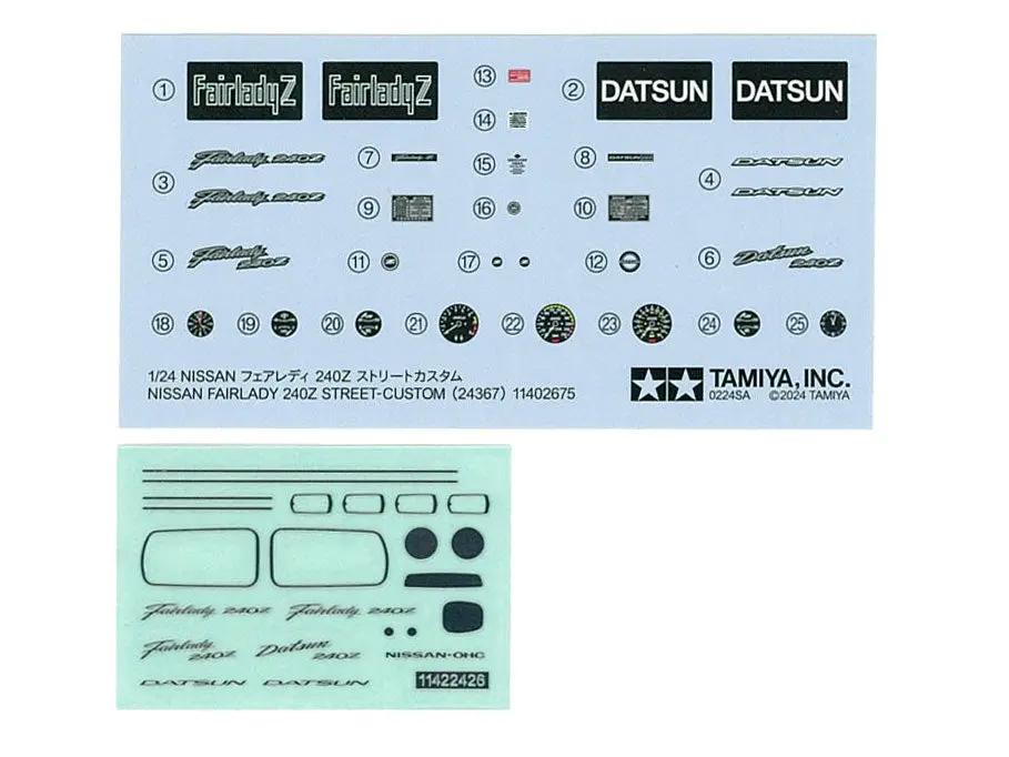 Tamiya 1:24 NISSAN FAIRLADY 240Z STREET-CUSTOM Plastic Model Kit