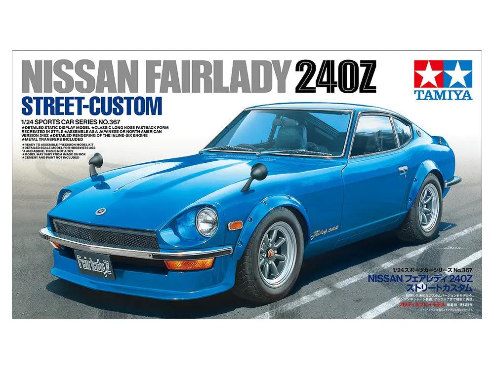 Tamiya 1:24 NISSAN FAIRLADY 240Z STREET-CUSTOM Plastic Model Kit