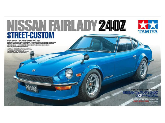 Tamiya 1:24 NISSAN FAIRLADY 240Z STREET-CUSTOM Plastic Model Kit