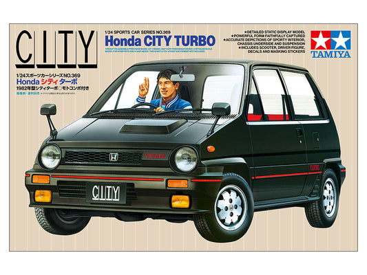 Tamiya 1:24 Honda City Turbo with Motocompo Scooter