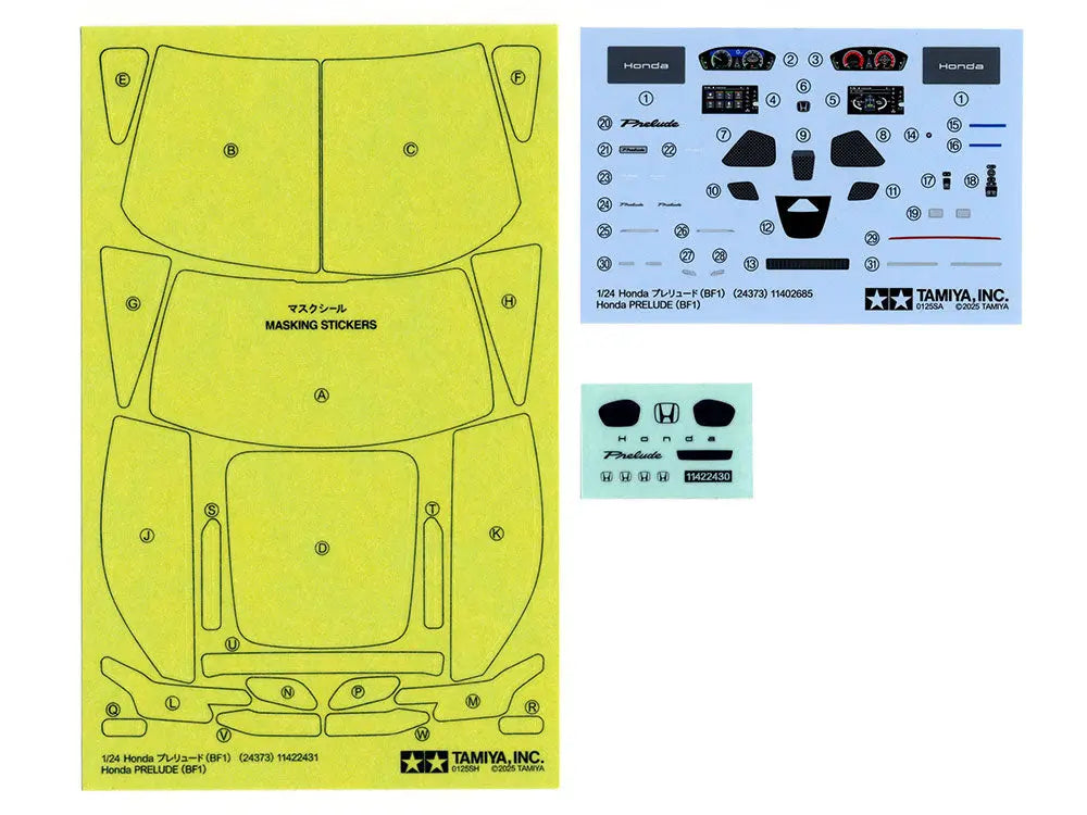 Tamiya 1/24 2025 Honda PRELUDE (BF1)  Plastic Model Kit Tamiya