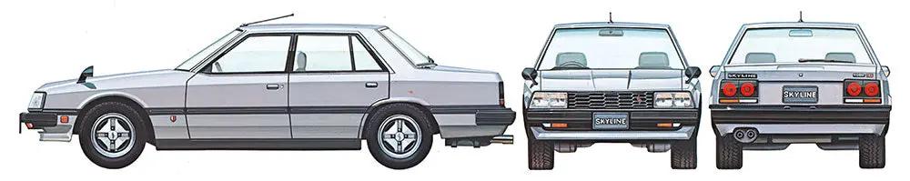 Tamiya 1:24 NISSAN SKYLINE SEDAN 2000 TURBO GT-ES Plastic Model Kit