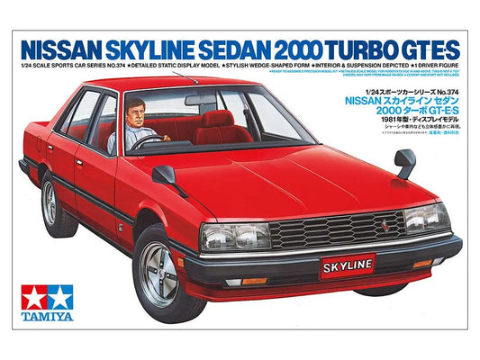 Tamiya 1:24 NISSAN SKYLINE SEDAN 2000 TURBO GT-ES Plastic Model Kit
