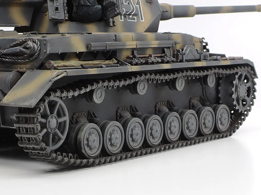 Tamiya 1/35 GERMAN TANK PANZERKAMPFWAGEN IV Ausf.G EARLY PRODUCTION & MOTORCYCLE SET "EASTERN FRONT" Tamiya