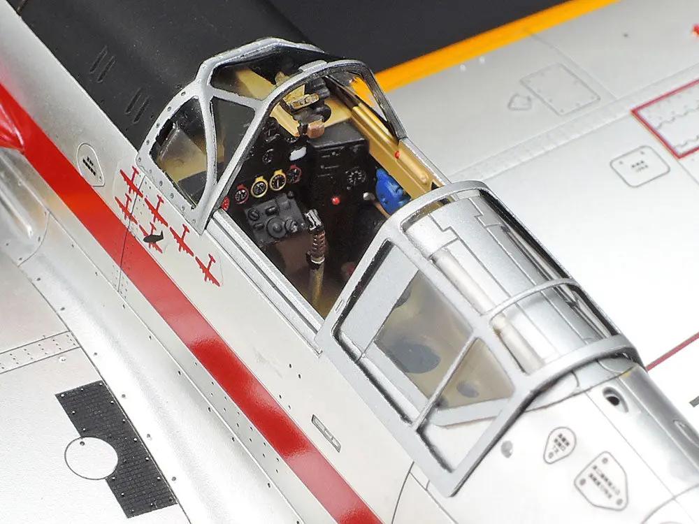 Tamiya 1:48 KAWASAKI Ki-61-Id HIEN (TONY) SILVER COLOR PLATED (w/CAMO DECALS) Plastic Model Kit