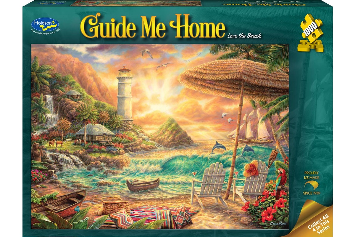 Holdson 1000 Piece Jigsaw Puzzle Guide Me Home Love The Beach Holdson