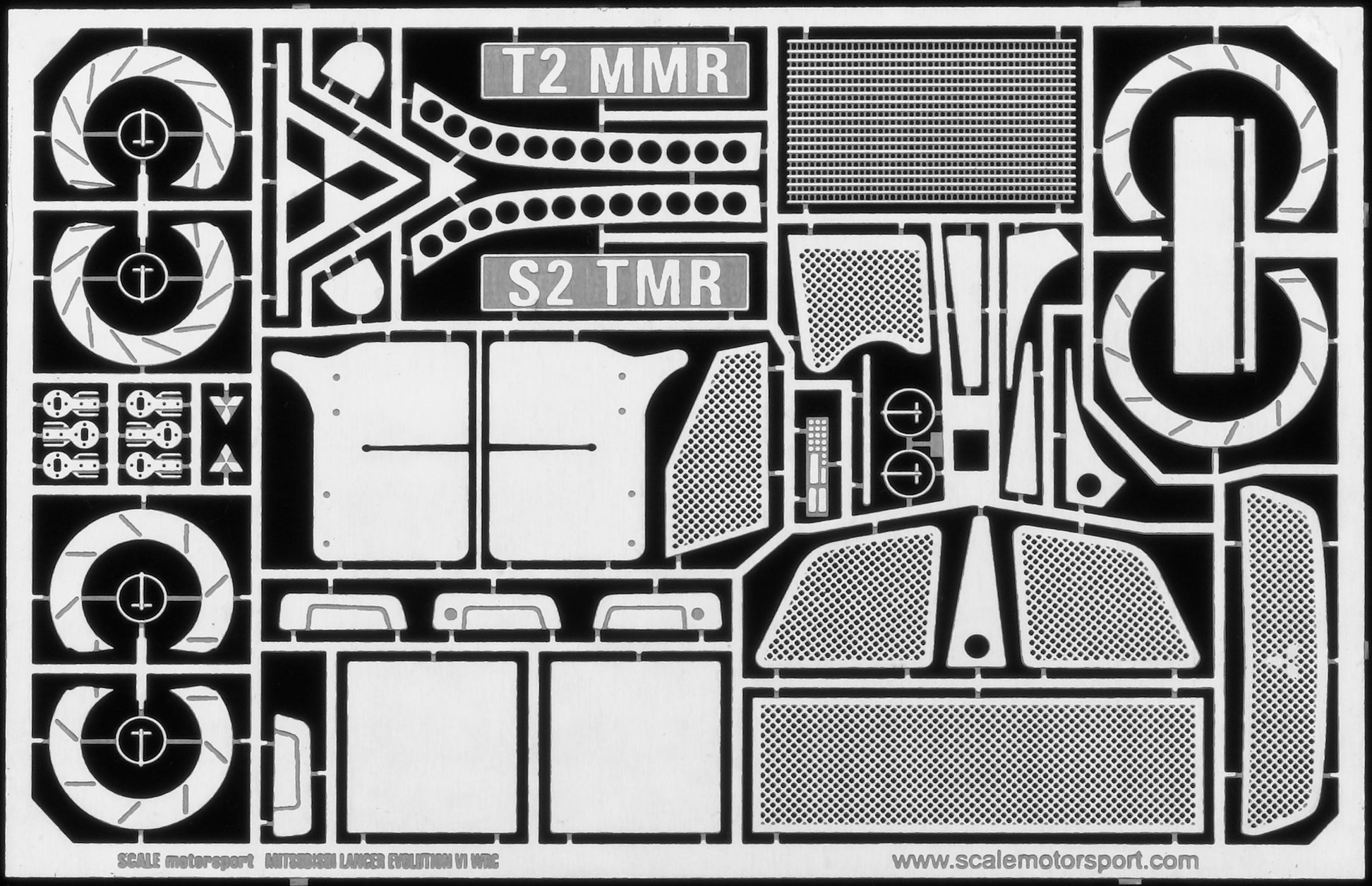 Scale Motorsport 1/24 Mitsubishi Lancer Evo VI WRC Photoetch Set Scale Motorsport