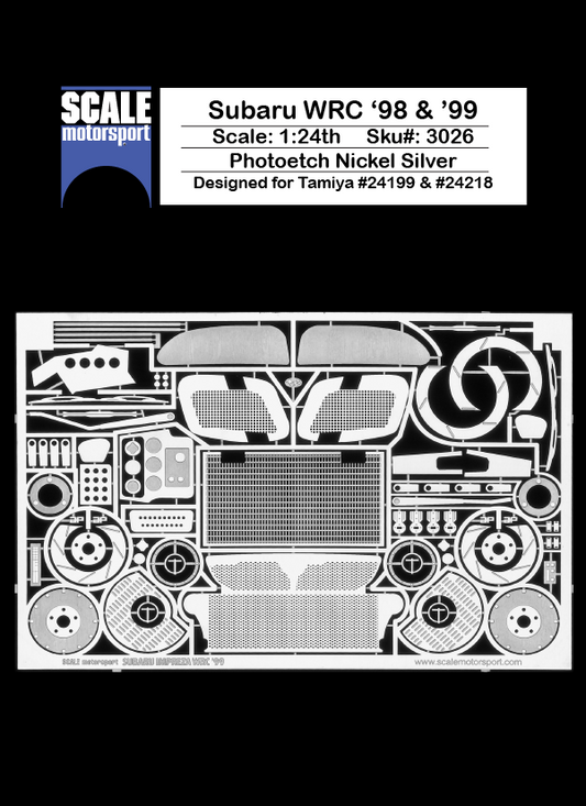 Scale Motorsport 1/24 Subaru WRC 98' & 99' Photoetch Set Scale Motorsport