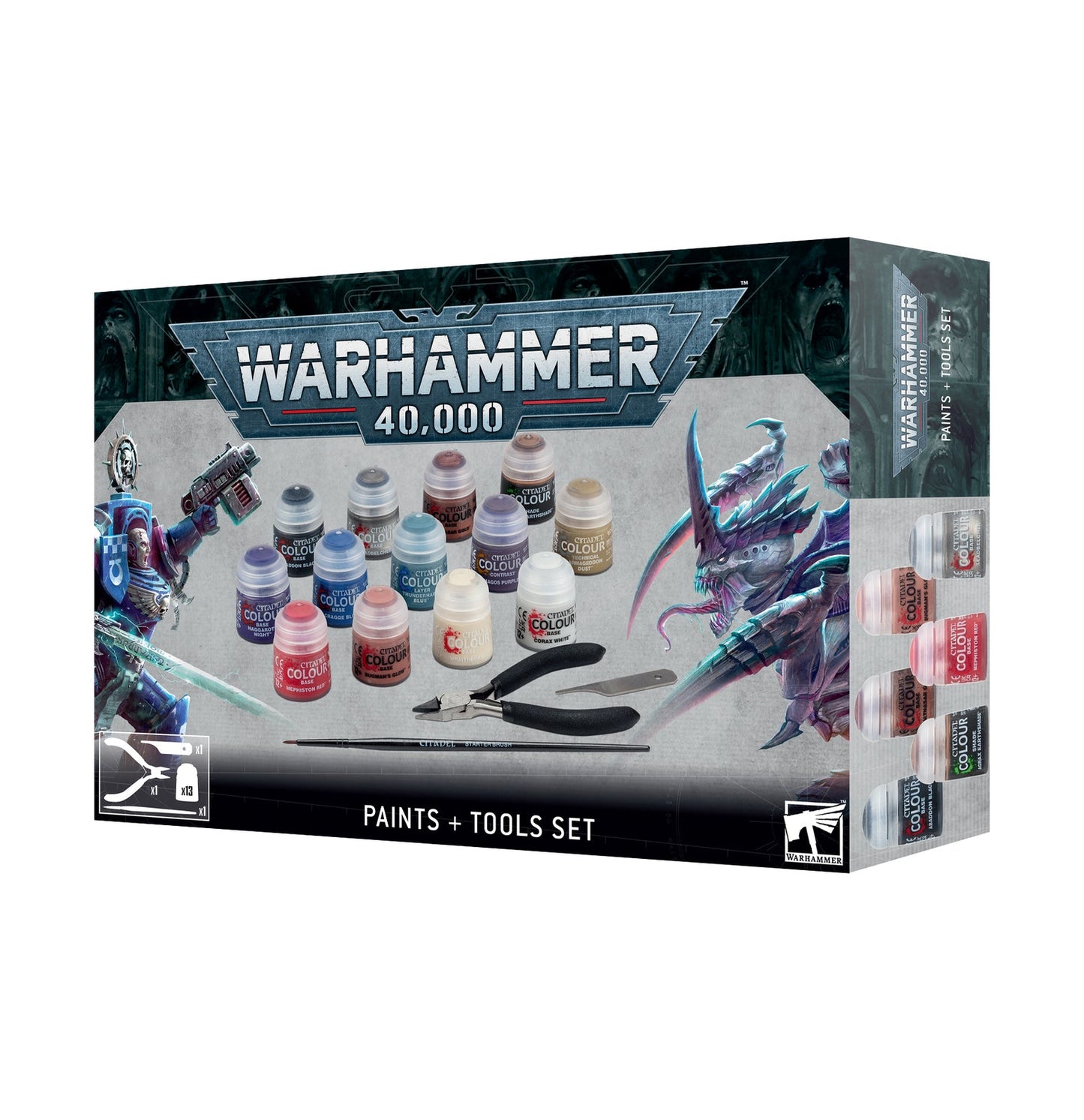 Warhammer 40000: Paints + Tools Set