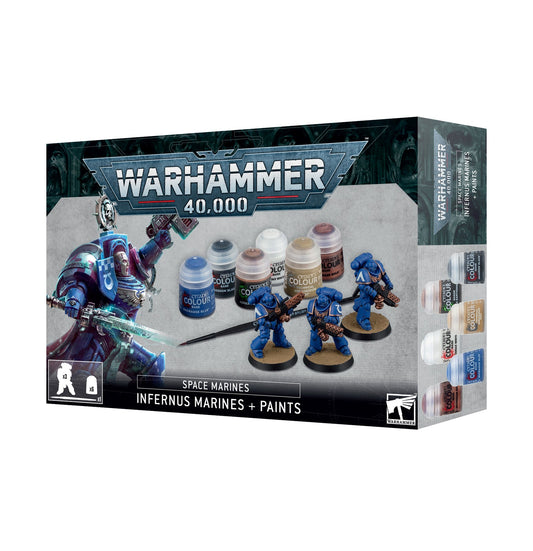 Warhammer 40000: 60-11 Space Marines Infernus Marines + Paints Games Workshop
