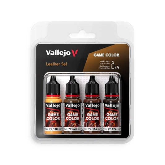 Vallejo Game Color Leather Acrylic Paint Set Vallejo