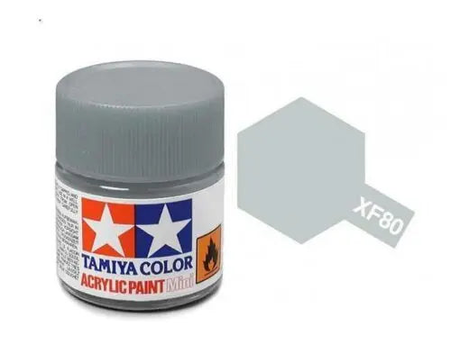 Tamiya Color Acrylic Paint XF-80 Royal Light Grey 10ml Tamiya