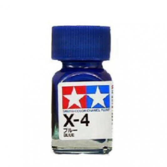 Tamiya Color Enamel Paint X-4 Gloss Blue 10ml