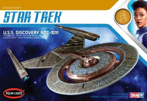 Polar Lights 1/2500 Star Trek U.S.S. Discovery 2T Plastic Model Kit - Franklin Hobbies Ltd