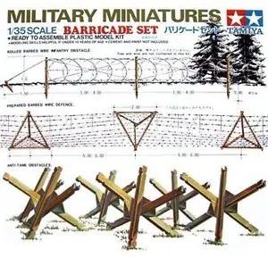 Tamiya 1:35 BARRICADE SET Plastic Model kit