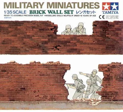 Tamiya 1:35 BRICK WALL SET Plastic Model kit