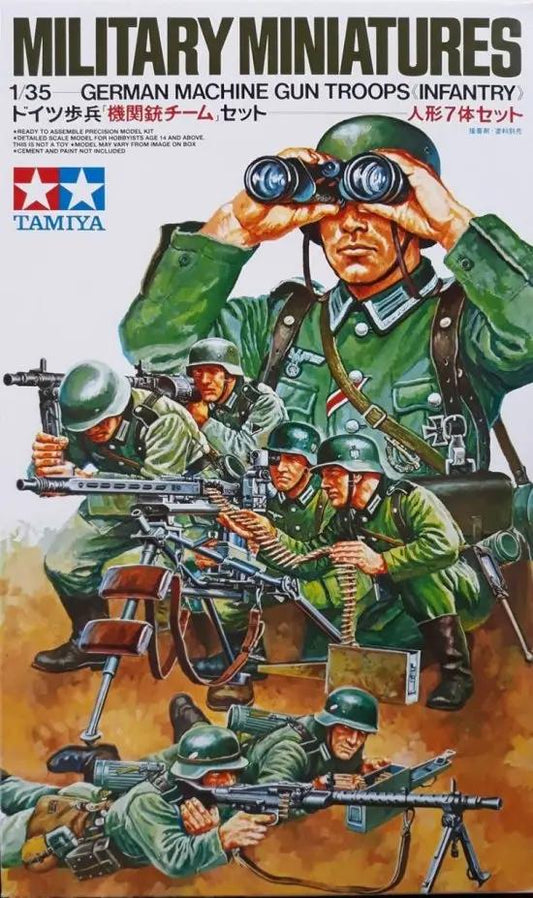 Tamiya 1:35 GERMAN MACHINE GUN TROOPS Plastic Model kit