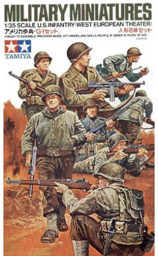 Tamiya 1:35 U.S. INFANTRY (WEST EUROPEAN THEATER) Plastic Model kit