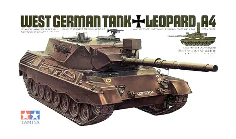 Tamiya 1:35 WEST GERMAN LEOPARD A4 Plastic Model kit