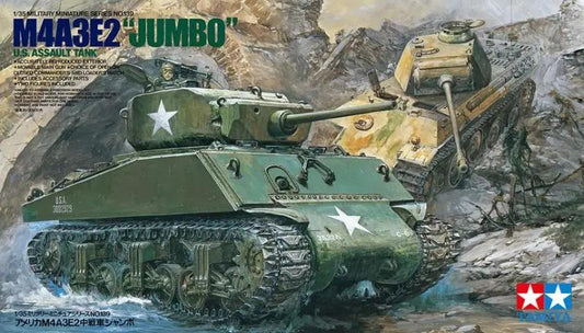 Tamiya 1:35 M4A3E2 "Jumbo" U.S Assault Tank Plastic Model kit