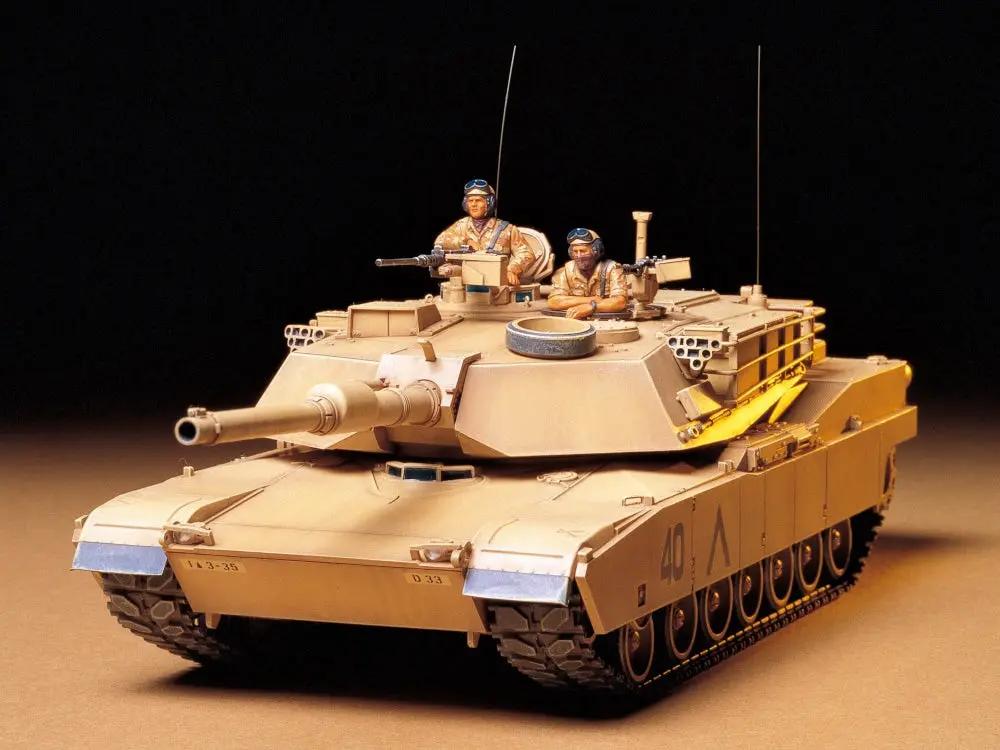 Tamiya 1:35 U.S. M1A1 ABRAMS 120mm GUN MAIN BATTLE TANK Plastic Model kit