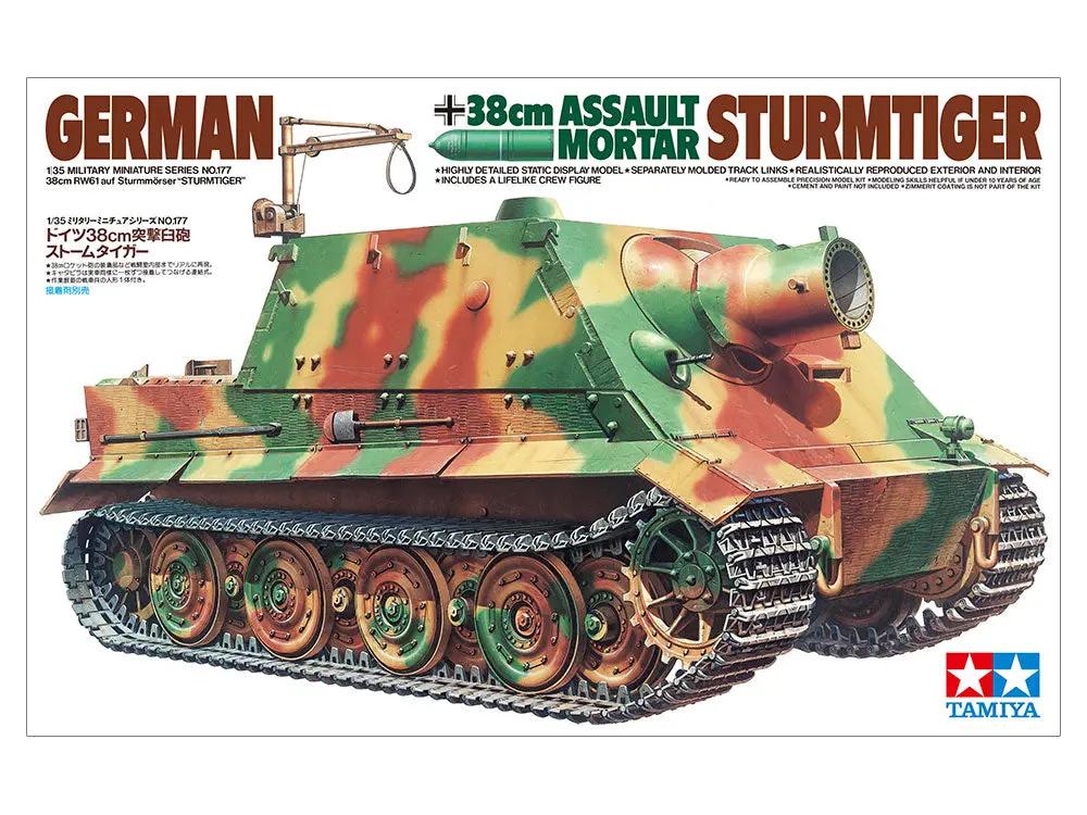 Tamiya 1:35 GERMAN 38cm ASSAULT MORTAR STURMTIGER Plastic Model kit