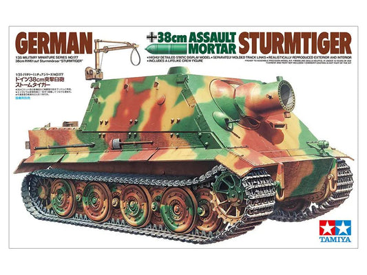 Tamiya 1:35 GERMAN 38cm ASSAULT MORTAR STURMTIGER Plastic Model kit