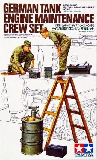 Tamiya 1:35 GERMAN TANK ENGINE MAINTENANCE CREW SET Plastic Model kit