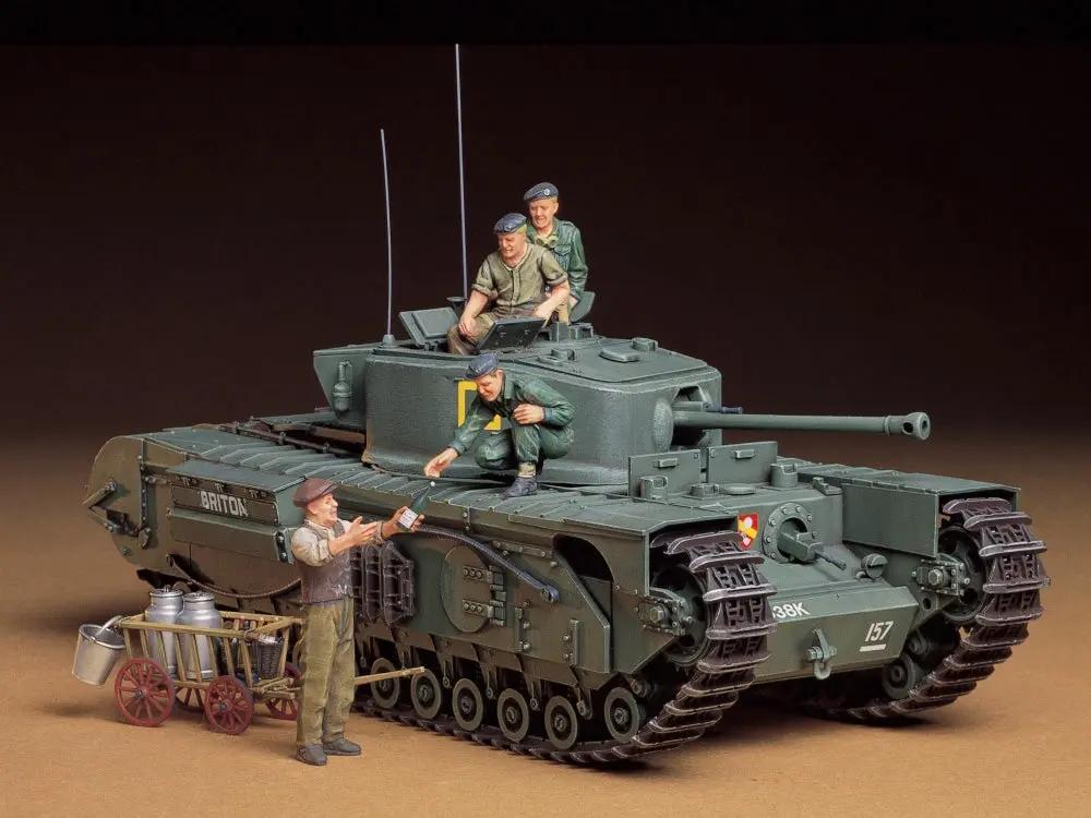 Tamiya 1:35 BRITISH INFANTRY TANK Mk.IV CHURCHILL MK.VII Plastic Model Kit