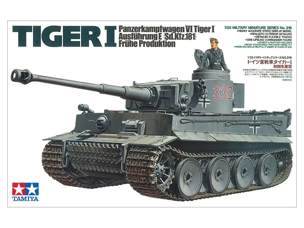 Tamiya 1:35 GERMAN TIGER I EARLY PRODUCTION Plastic Model Kit